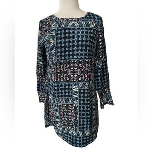 NWT LOFT Floral Patchwork Swing Dress‎